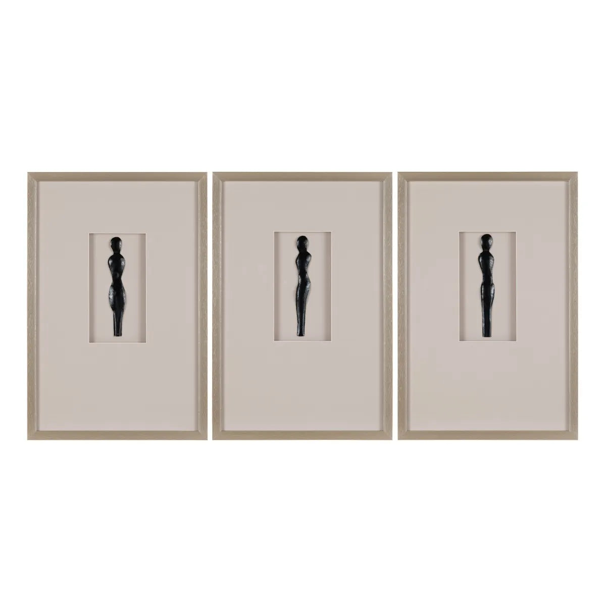 Tres Silhouettes Black Wall Art by Crestview at Eve Furniture