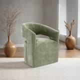 Tresa Green Arm Chair with Casters by Furniture of America at Eve Furniture