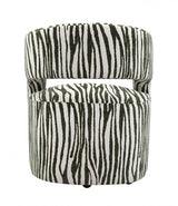 Tresa Savanna Green Arm Chair w/ Casters by Furniture of America at Eve Furniture