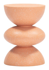 Tressa Terracotta Outdoor Side Table by Zuomod at Eve Furniture