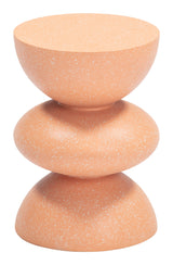 Tressa Terracotta Outdoor Side Table by Zuomod at Eve Furniture