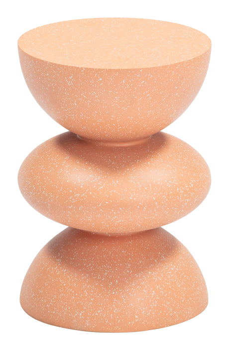 Tressa Terracotta Outdoor Side Table by Zuomod at Eve Furniture