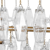 Tressia Brass Chandelier by Classic Home at Eve Furniture
