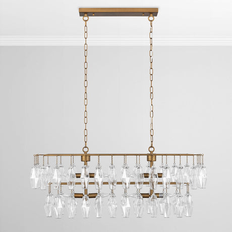 Tressia Brass Chandelier by Classic Home at Eve Furniture