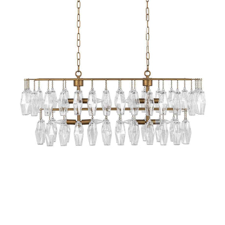 Tressia Brass Chandelier by Classic Home at Eve Furniture
