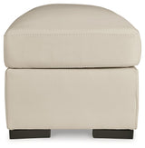 Tresure Trove Almond Ottoman by Ashley at Eve Furniture