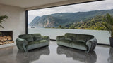 Trevisan Olive Green Loveseat by Furniture of America at Eve Furniture