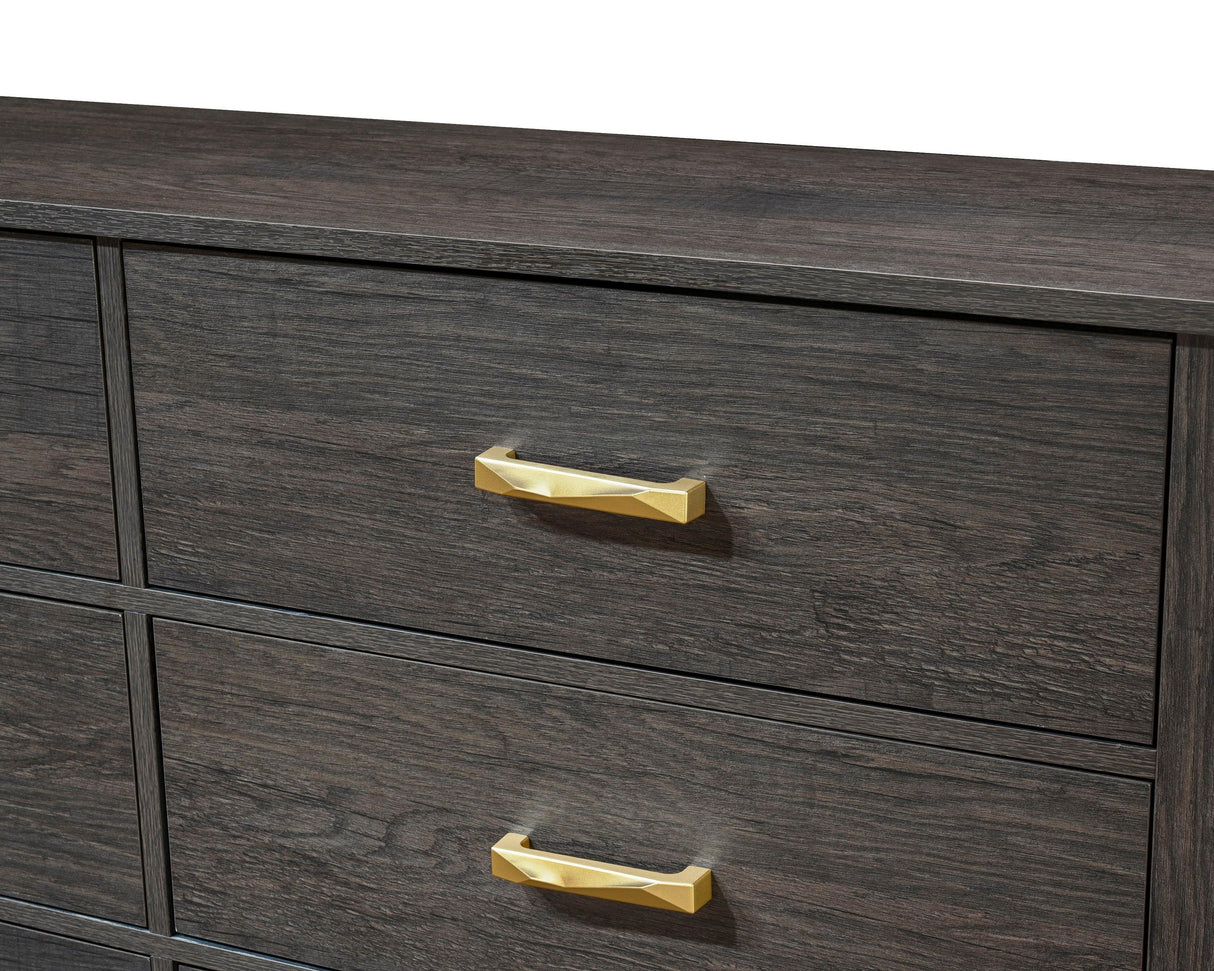 Trevor Brown and Gold Dresser by Crown Mark at Eve Furniture
