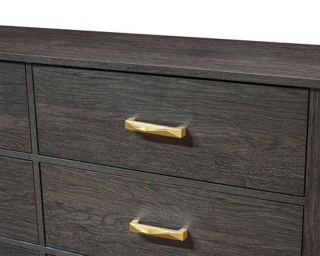 Trevor Brown and Gold Dresser by Crown Mark at Eve Furniture