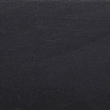 Trey 56"L x 32"W x 17"H Black Metal W/Glass Coffee Table by Mercana at Eve Furniture