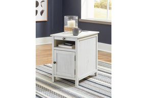 Treytown Antique White Chairside End Table by Ashley at Eve Furniture