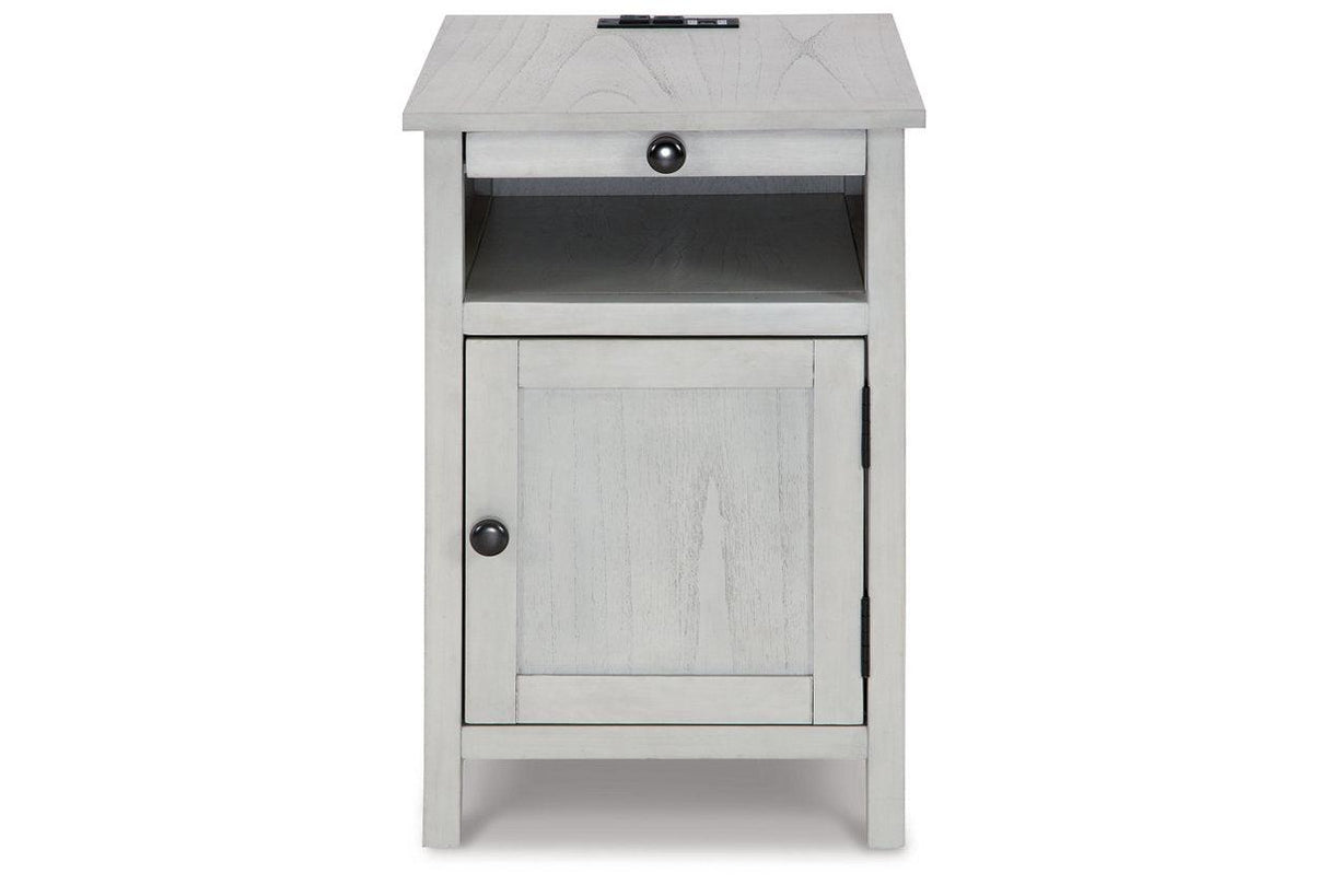 Treytown Antique White Chairside End Table by Ashley at Eve Furniture