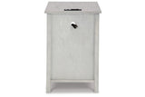 Treytown Antique White Chairside End Table by Ashley at Eve Furniture