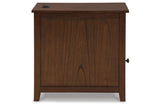 Treytown Brown Chairside End Table by Ashley at Eve Furniture