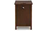 Treytown Brown Chairside End Table by Ashley at Eve Furniture