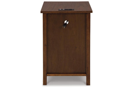 Treytown Brown Chairside End Table by Ashley at Eve Furniture