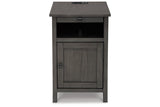 Treytown Gray Chairside End Table by Ashley at Eve Furniture