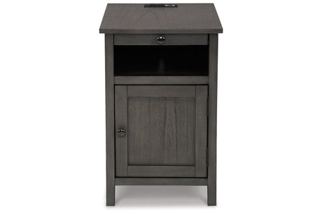 Treytown Gray Chairside End Table by Ashley at Eve Furniture