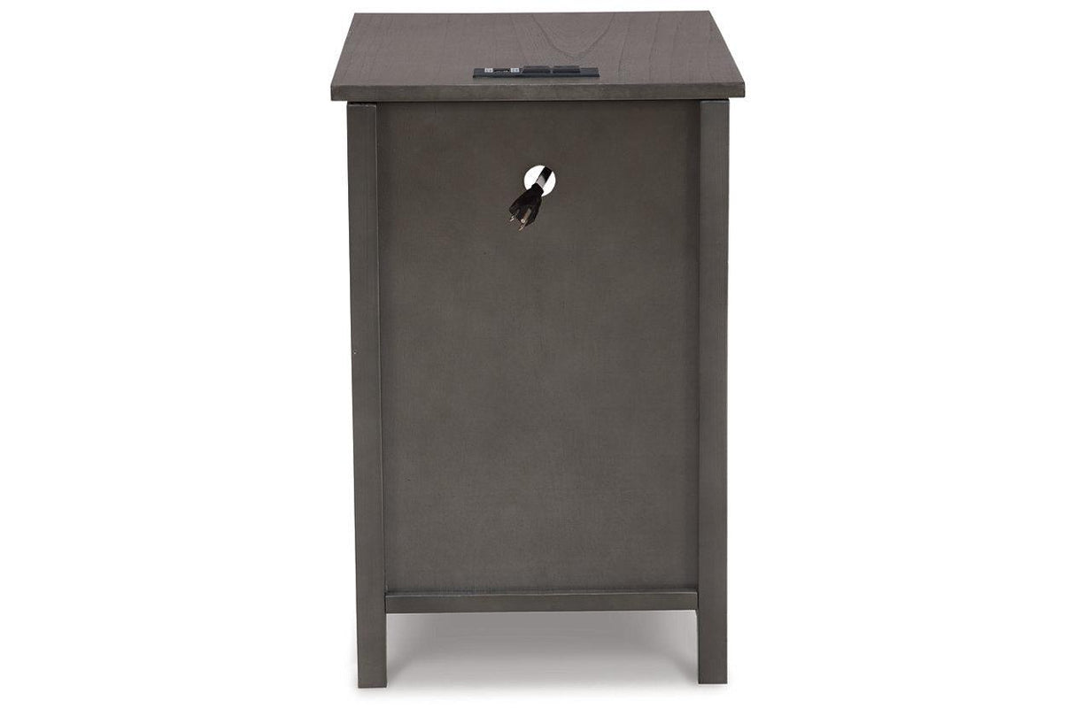 Treytown Gray Chairside End Table by Ashley at Eve Furniture