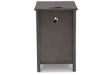 Treytown Gray Chairside End Table by Ashley at Eve Furniture