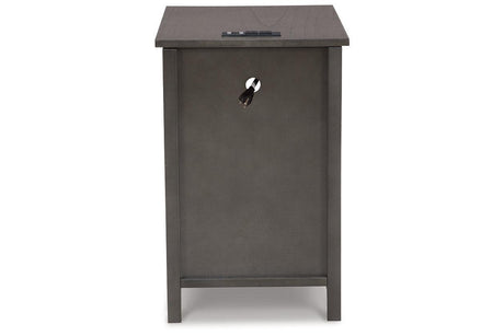 Treytown Gray Chairside End Table by Ashley at Eve Furniture