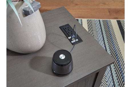 Treytown Gray Chairside End Table by Ashley at Eve Furniture