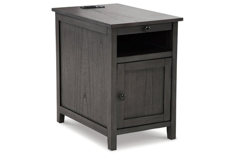 Treytown Gray Chairside End Table by Ashley at Eve Furniture