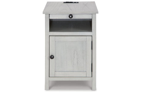 Treytown Antique White Chairside End Table by Ashley at Eve Furniture