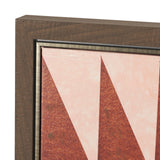 Tri-Angels by Cristina Bartl Villa Hand-Embellished Textured Framed Canvas Artwork by Mercana at Eve Furniture
