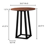 Tri Mesa Brown Bar Table by Moe's Home at Eve Furniture