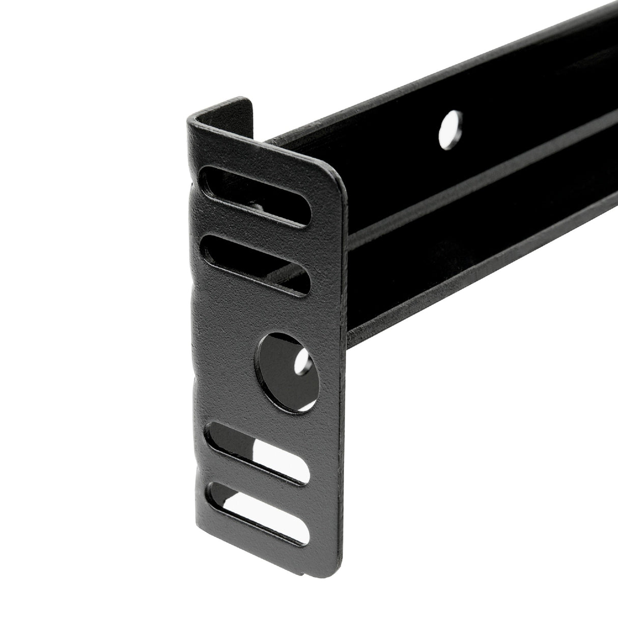 Tri-Support Black Twin/Full Adjustable Bed Frame w/ Rug Rollers by Malouf at Eve Furniture