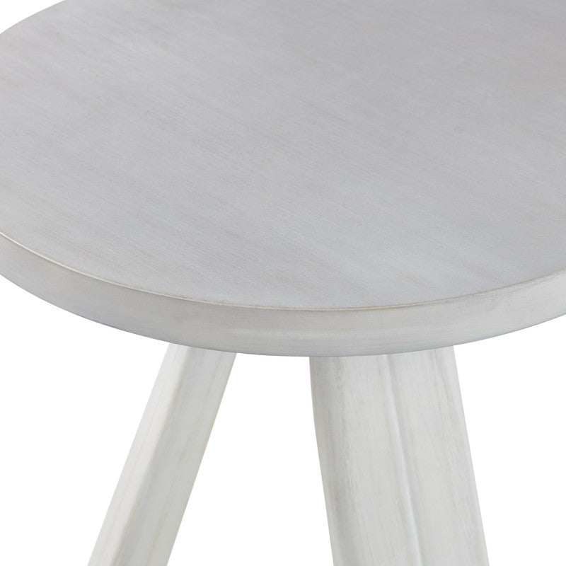 Triad White Accent Table by Crestview at Eve Furniture