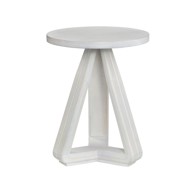 Triad White Accent Table by Crestview at Eve Furniture