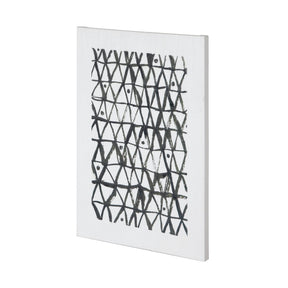 Triangles by Mercana Studio a Hand Embellished Textured Canvas by Mercana at Eve Furniture
