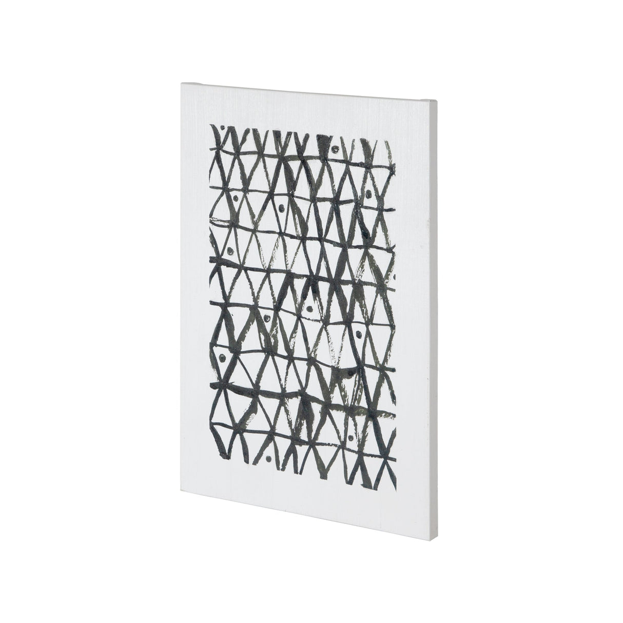 Triangles by Mercana Studio a Hand Embellished Textured Canvas by Mercana at Eve Furniture