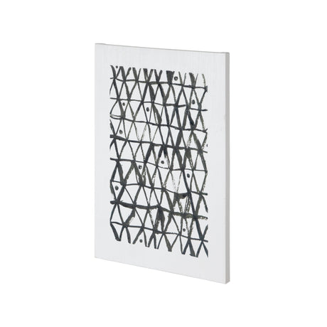 Triangles by Mercana Studio a Hand Embellished Textured Canvas by Mercana at Eve Furniture