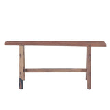 Tribal 42" Reclaimed Wood Bench by Home Trends & Design at Eve Furniture