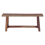Tribal 48" Reclaimed Wood Bench by Home Trends & Design at Eve Furniture
