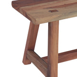 Tribal 48" Reclaimed Wood Bench by Home Trends & Design at Eve Furniture