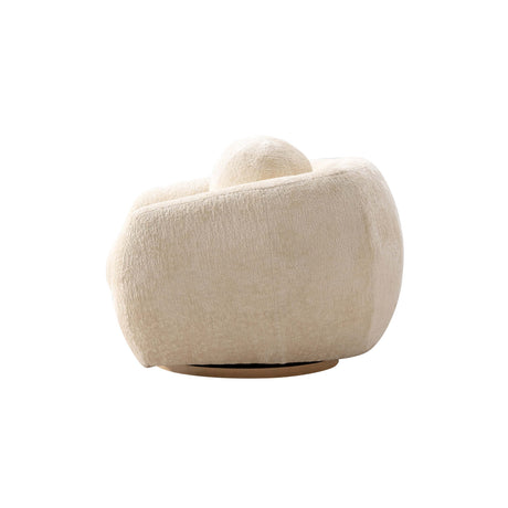 Tribeca Accent Chair in Cream by Manhattan Comfort at Eve Furniture