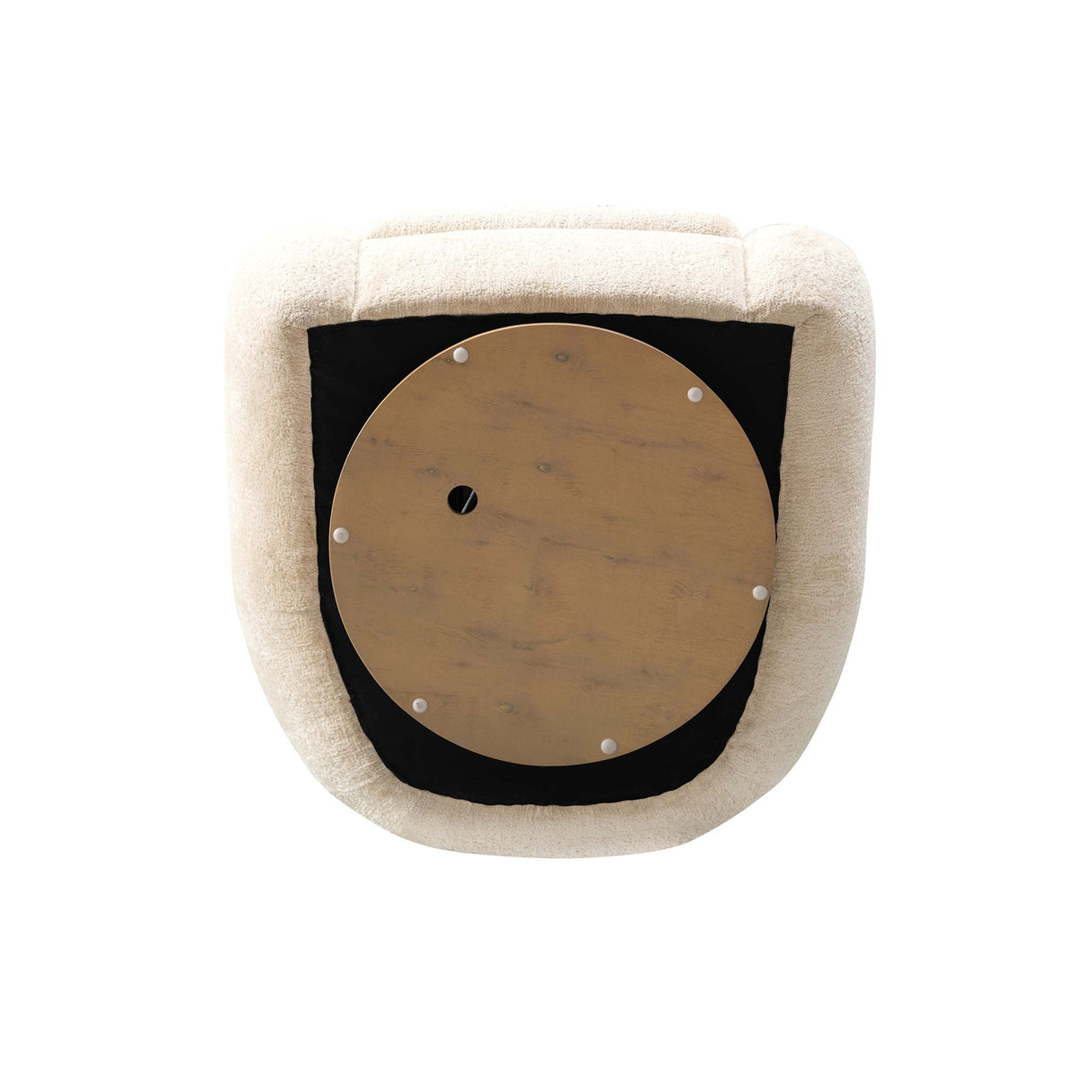Tribeca Accent Chair in Cream by Manhattan Comfort at Eve Furniture