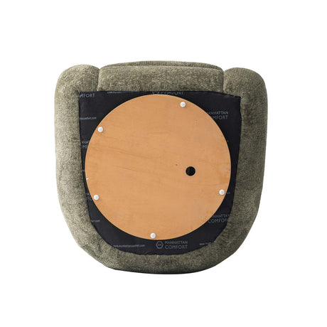 Tribeca Accent Chair in Olive Green by Manhattan Comfort at Eve Furniture
