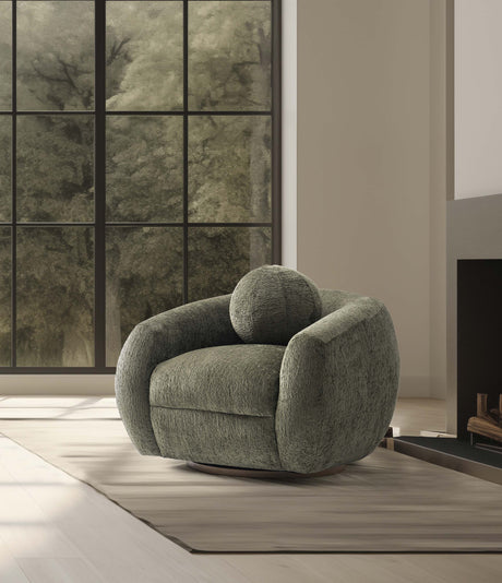 Tribeca Accent Chair in Olive Green by Manhattan Comfort at Eve Furniture