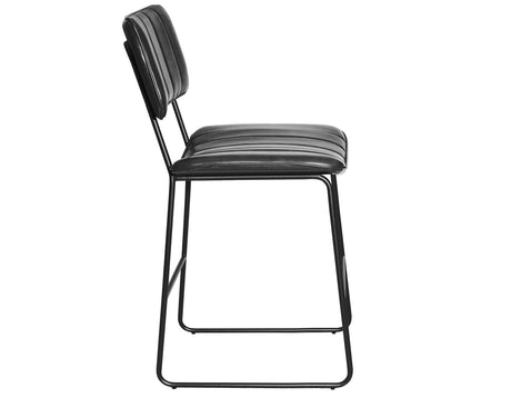 Tribeca Black 24″ Commercial Grade Counter Stool by Steve Silver at Eve Furniture