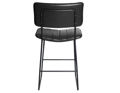 Tribeca Black 24″ Commercial Grade Counter Stool by Steve Silver at Eve Furniture