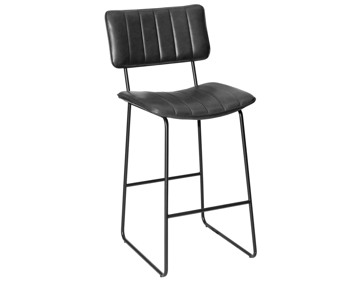 Tribeca Black 30″ Commercial Grade Bar Stool by Steve Silver at Eve Furniture