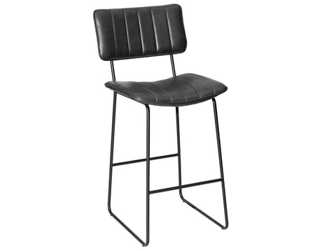 Tribeca Black 30″ Commercial Grade Bar Stool by Steve Silver at Eve Furniture