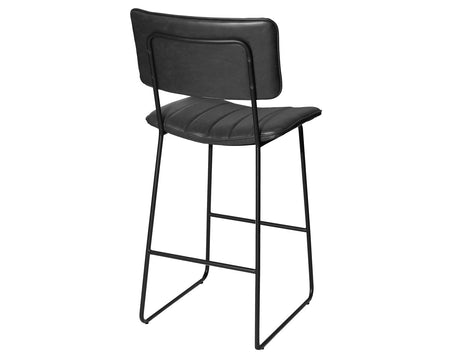 Tribeca Black 30″ Commercial Grade Bar Stool by Steve Silver at Eve Furniture
