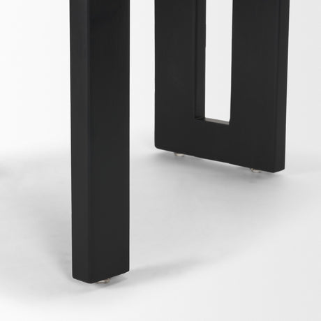 Tribeca Curve Open Back Charcoal Chenille Tripod Frame Dining Chair, Set of 2 by Mercana at Eve Furniture