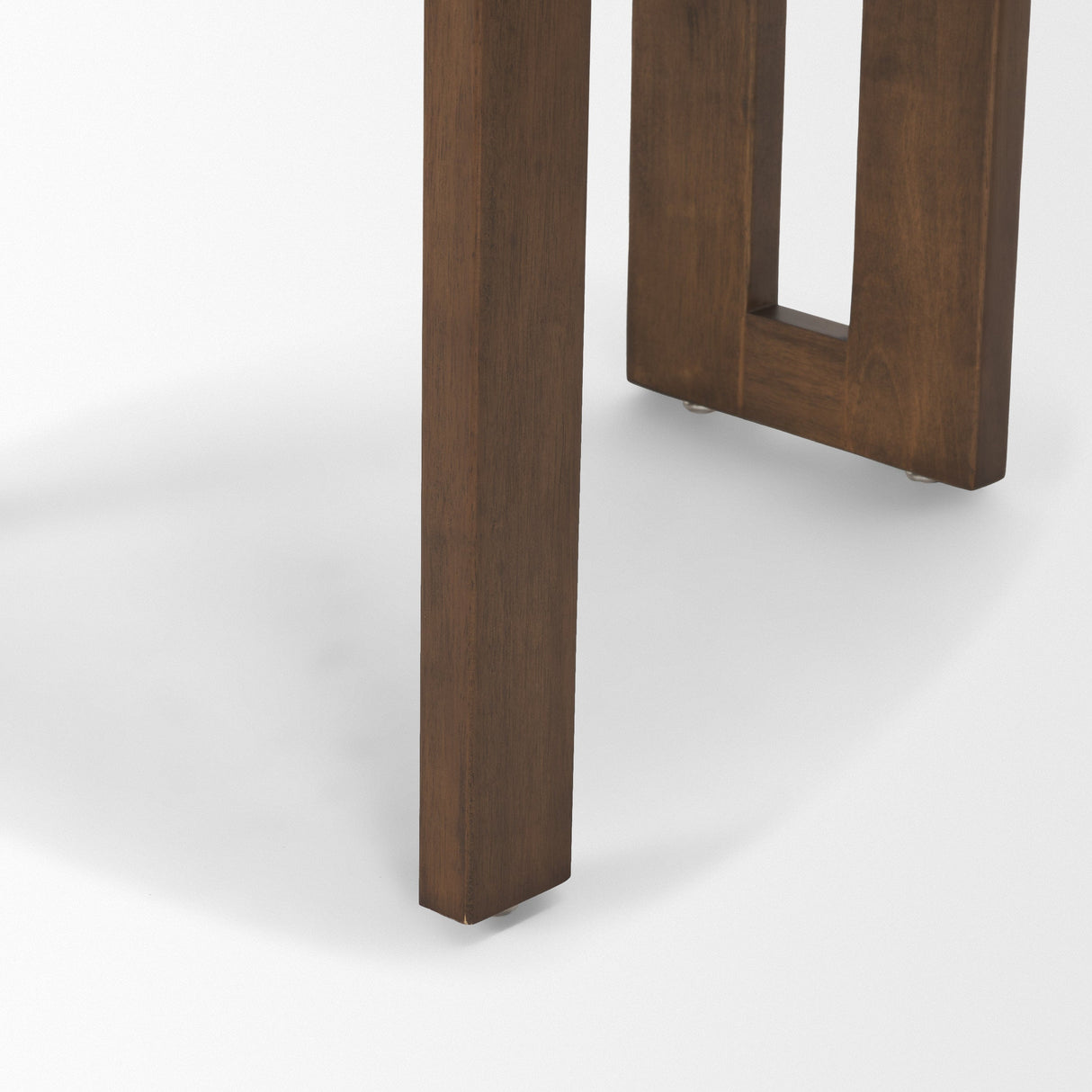 Tribeca Curve Open Back Mocha Fabric Tripod Frame Dining Chair, Set of 2 by Mercana at Eve Furniture
